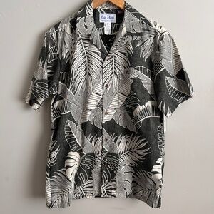 Rai Nani Shirt Men's S Hawaiian Short Sleeve Palm Leaves Button Tropical U.S.A.